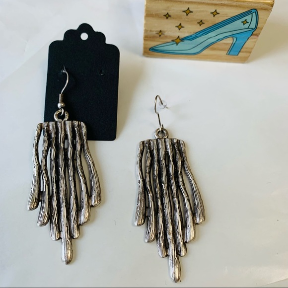 Vintage Boho Drop Rare Earrings - Picture 6 of 6